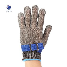 Anti-cutting Gloves Manufacturer - Stainless Steel Level 5 Wear-resistant Slaughtering Protective Steel Wire