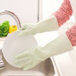 Dishwashing Gloves Manufacturer - PVC Household Cleaning Waterproof Non-slip Durable Kitchen