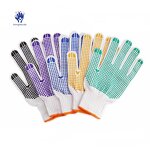 Work Gloves Manufacturer - Hot Selling Cotton Medium Point Bead Coated Breathable for Labor Construction Industrial