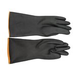 Industrial Latex Gloves Manufacturer - 35Cm Reusable Waterproof Cut Heat Resistant Black Acid Alkali Resistant