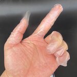 Disposable Gloves Manufacturer - PE Transparent Fingersets for Doctor Gynecology Sterile Hygiene Medium Thickness