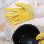 Dishwashing Gloves Manufacturer - Kitchen Silicone Brush Household Cleaning Pet Brush