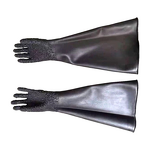 Industrial Latex Gloves Manufacturer - Heavy Duty Black Palm Anti-slip Granules Chemical Resistant Acid Alkali Resistant