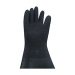Industrial Latex Gloves Manufacturer - Thickened Black Acid Alkali Resistant Rubber Wear-resistant Anti-skid
