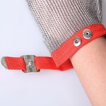 Cut Resistant Gloves Manufacturer - Easy to Clean Scratch Resistant Stainless Steel Metal Chain Steel Ring
