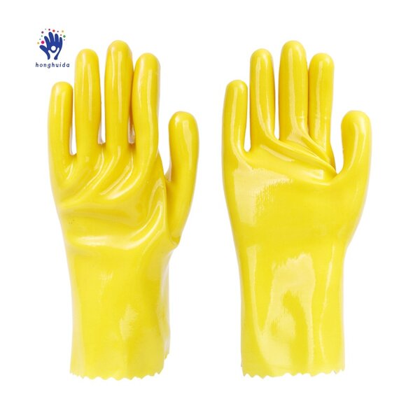 Industrial PVC Gloves Manufacturer - Labor Insurance Spot Acid Alkali Resistant Anti-cutting Anti-oil