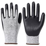 Anti-cutting Gloves Manufacturer - Level 5 HPPE Nitrile Anti-bite Anti-sting for Slaughter Kitchen Fishing Wear-resistant