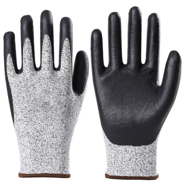 Anti-cutting Gloves Manufacturer - Level 5 HPPE Nitrile Anti-bite Anti-sting for Slaughter Kitchen Fishing Wear-resistant