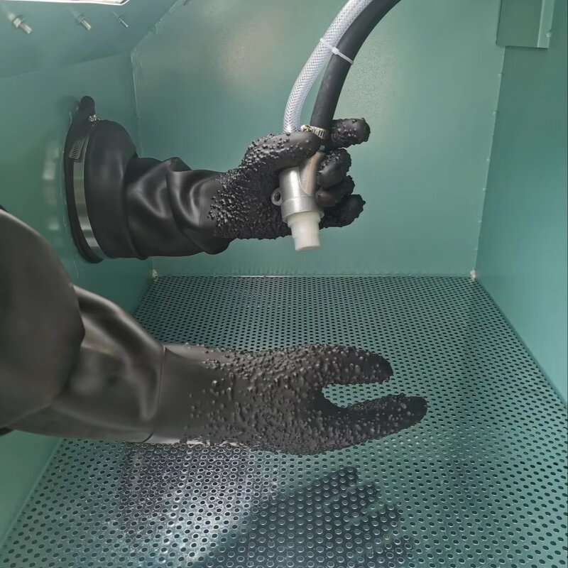 Sandblasting Gloves Manufacturer - Granular Lengthened Latex Non-slip Wear-resistant Industrial