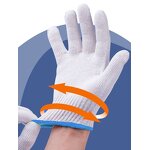 Protective Gloves Manufacturer - Customized 7G 10G White Cotton Yarn for Gardening Construction Labor
