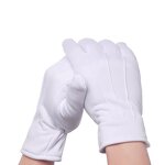 White Gloves Manufacturer - Winter Three-tendon Plus Velvet Thickened for Etiquette Parade Dance Performance Duty