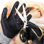 Anti-Cut Gloves Manufacturer - Level 5 HPPE Nitrile Comfortable Medium Thickness Reusable Knit for Cleanroom