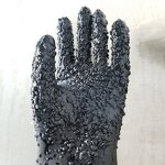 Sandblasting Gloves Manufacturer - Industrial Latex Custom Length Acid Alkali Resistant Black XL Durable Flexible