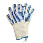 BBQ Gloves Manufacturer - High Temperature Resistant 500 Degrees Oven Flame Retardant Non-slip Cotton Dotted