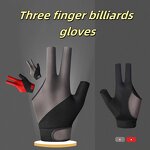 Billiards Gloves Manufacturer - Spandex Elastic Comfortable Three Finger Durable Wear-resistant