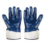 Industrial Gloves Manufacturer - Nitrile Wide-mouth Half-hanging Full-hanging Tapered Cuff Puncture-resistant Oil-resistant