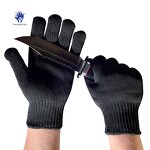 Anti-cutting Gloves Manufacturer - Level 5 Thick Polyester Steel Wire Material Anti-cut Anti-edge Anti-glass Slag
