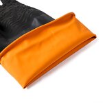 Industrial Latex Gloves Manufacturer - Thickened Black Acid & Alkali Resistant Waterproof Oil Resistant Anti-slip