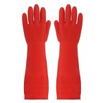 Household Gloves Manufacturer - 38cm Anti-slip Waterproof Anti-scratch Sanitary Lined Rubber Latex All Seasons