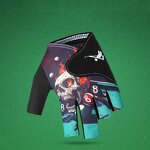 Snooker Gloves Manufacturer - Professional Breathable Non-slip Exposed Fingers Left Hand Spandex Microfiber Anti-slip 18cm