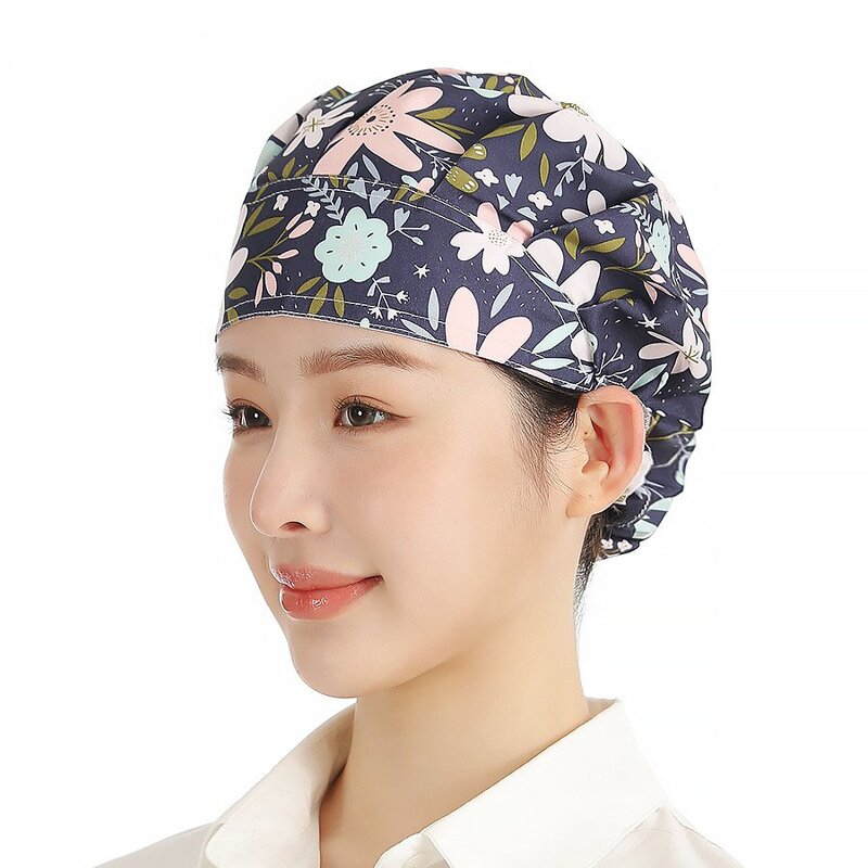 Women's Chef Hat Manufacturer - Catering Cafeteria Work Hat Oil Fume & Dust-Proof Hood for Kitchen & Work