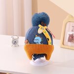 Baby Knitted Caps Manufacturer - 2025 Winter Wool Cartoon Custom Cotton Ear Caps for Newborns Digital Printed for Children