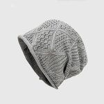 Winter Hat Manufacturer - Hooded Women's Autumn and Winter Warm Toe Cap Small Face Knitted Windproof and Cold Proof