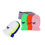Ski Mask Manufacturer - Winter Windproof Knitted Balaclava with Butterfly Design Three-Hole for Motorcycles
