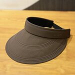 Visor Hat Manufacturer - Women's Summer UV Protection Running Sports New Style Open Top Sun Protection with Slimming Brim