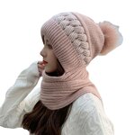 Scarf Hat Manufacturer - Women's Fashion Autumn Winter Thickened Plush Warm and Windproof with Ear Protection