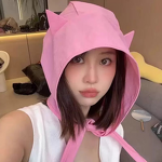 Fisherman Hat Manufacturer - Strap Quick-Drying Sun Protection Turban Hat Cute Cat Ears Thin Ear Protection for Students
