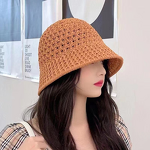 Sun Hat Manufacturer - Women's Summer Korean Style Breathable Mesh Versatile Cut Fisherman Hat Thin Sunshade for Kids