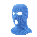 Ski Mask Manufacturer - Autumn Winter Unisex Three-Hole Knitted Hat Solid Color Acrylic Fiber Warm for Parties