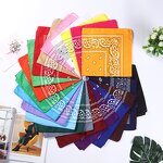 Headwear Scarf Manufacturer - Wholesale Promotion Multifunction Custom Logo Colourful Polyester Cotton Sports Square