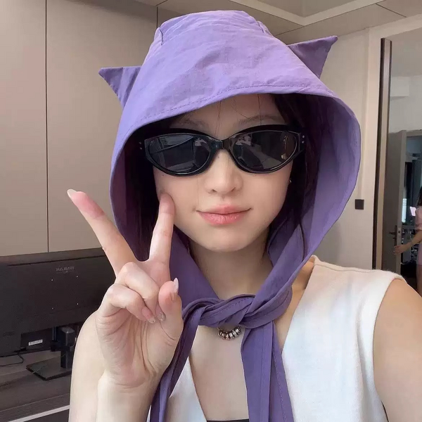 Bucket Hat Manufacturer - Cute Cat Ears with Quick-Drying Straps Thin Ear Protection for Students Fishermen Sun Protective