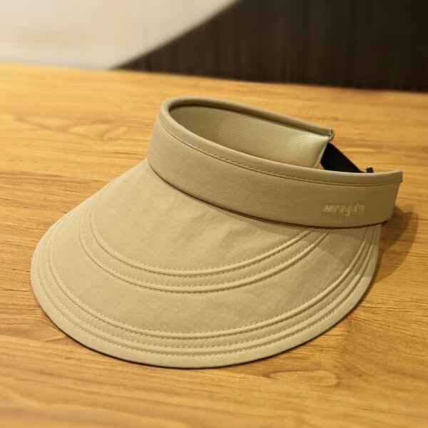 Visor Hat Manufacturer - Women's Summer UV Protection Running Sports New Style Open Top Sun Protection with Slimming Brim