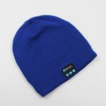 Knitted Hat Manufacturer - Fashionable Adult Winter with Bluetooth Music Stereo Headphone Cap Custom Plaid Warm Music