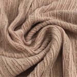 Winter Set Manufacturer - Autumn and Winter Three-Piece Classic Twist Warm Hat Scarf Glove Set Embroidered Square