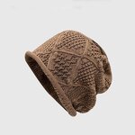 Winter Hat Manufacturer - Hooded Women's Autumn and Winter Warm Toe Cap Small Face Knitted Windproof and Cold Proof
