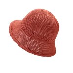 Sun Hat Manufacturer - High Quality Summer Knit Solid Color Hollow Fisherman Cartoon Pattern for Outdoor Activities