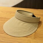 Visor Hat Manufacturer - Women's Summer UV Protection Running Sports New Style Open Top Sun Protection with Slimming Brim