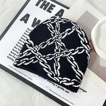 Knitted Beanies Manufacturer - Trendyy Personalized Street Style Funny Pumpkin Jacquard for Halloween Party Heattech