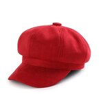 Beret Hat Manufacturer - Solid Color Korean Version Duck Tongue New Versatile Octagonal Design Spring and Autumn Trendy