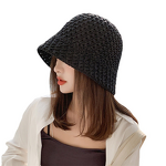 Sun Hat Manufacturer - Women's Summer Korean Style Breathable Mesh Versatile Cut Fisherman Hat Thin Sunshade for Kids