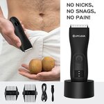 Lady Electric Shaver Manufacturer - LED Professional Rechargeable Ceramic IPX6 Waterproof 61-90min Runtime for Men Body Facial