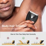 Groin Body Shaver Manufacturer - Waterproof Ceramic Electric Below the Belt Trimmer Built for Men Effortlessly Trim