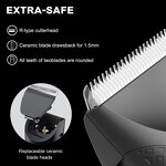 Ball Hair Trimmer Manufacturer - Factory Direct Sale Standing Recharge Dock Wet/Dry Ceramic Electric Groin & Body Waterproof Men