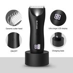 Ball Hair Trimmer Manufacturer - Factory Direct Sale Standing Recharge Dock Wet/Dry Ceramic Electric Groin & Body Waterproof Men