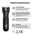 Groin Body Shaver Manufacturer - Waterproof Ceramic Electric Below the Belt Trimmer Built for Men Effortlessly Trim