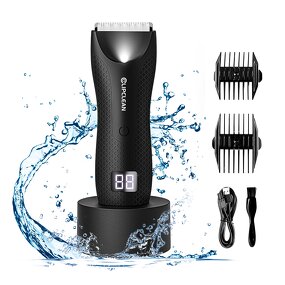 Ball Hair Trimmer Manufacturer - Factory Direct Sale Standing Recharge Dock Wet/Dry Ceramic Electric Groin & Body Waterproof Men